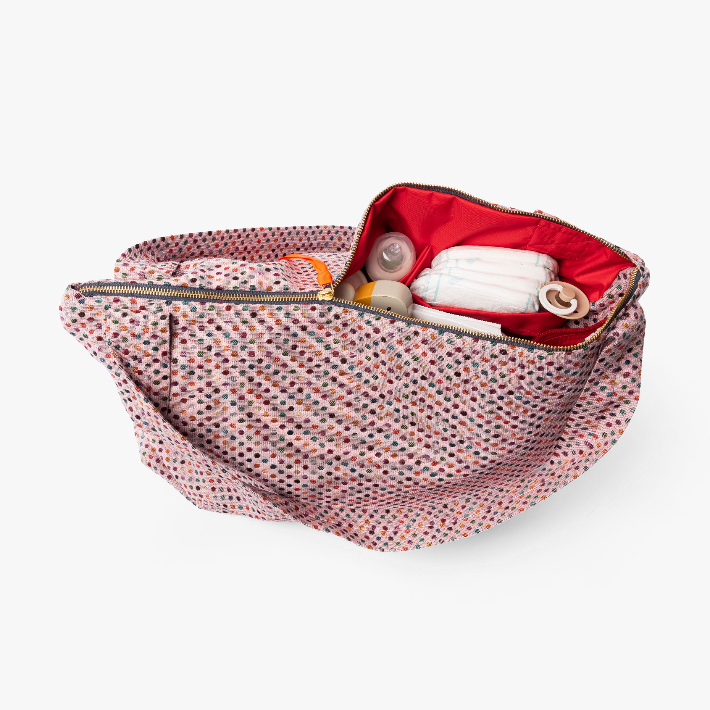 Rosa Konfetti Wickeltasche