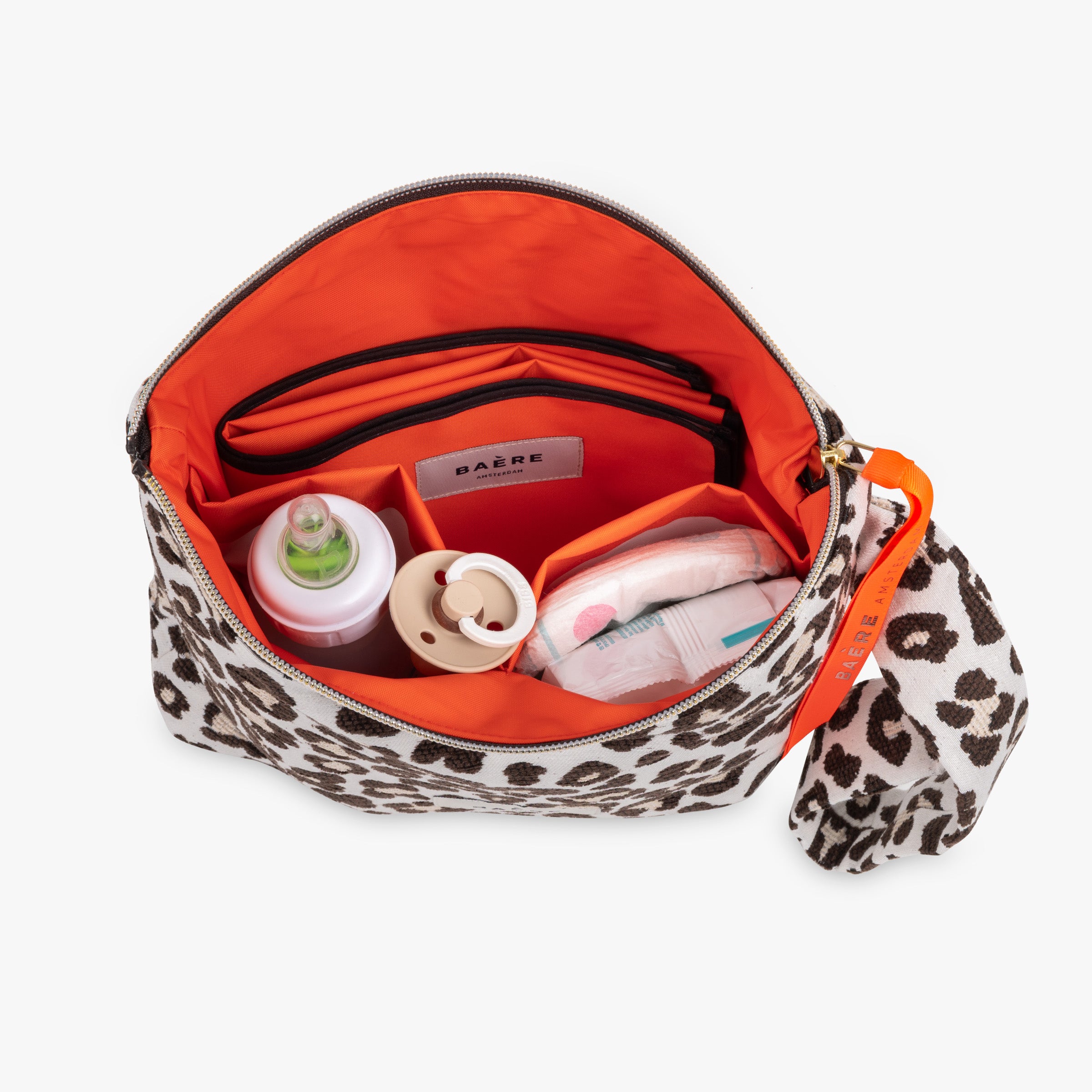 Schwarze Koralle POUCH | Windeltasche