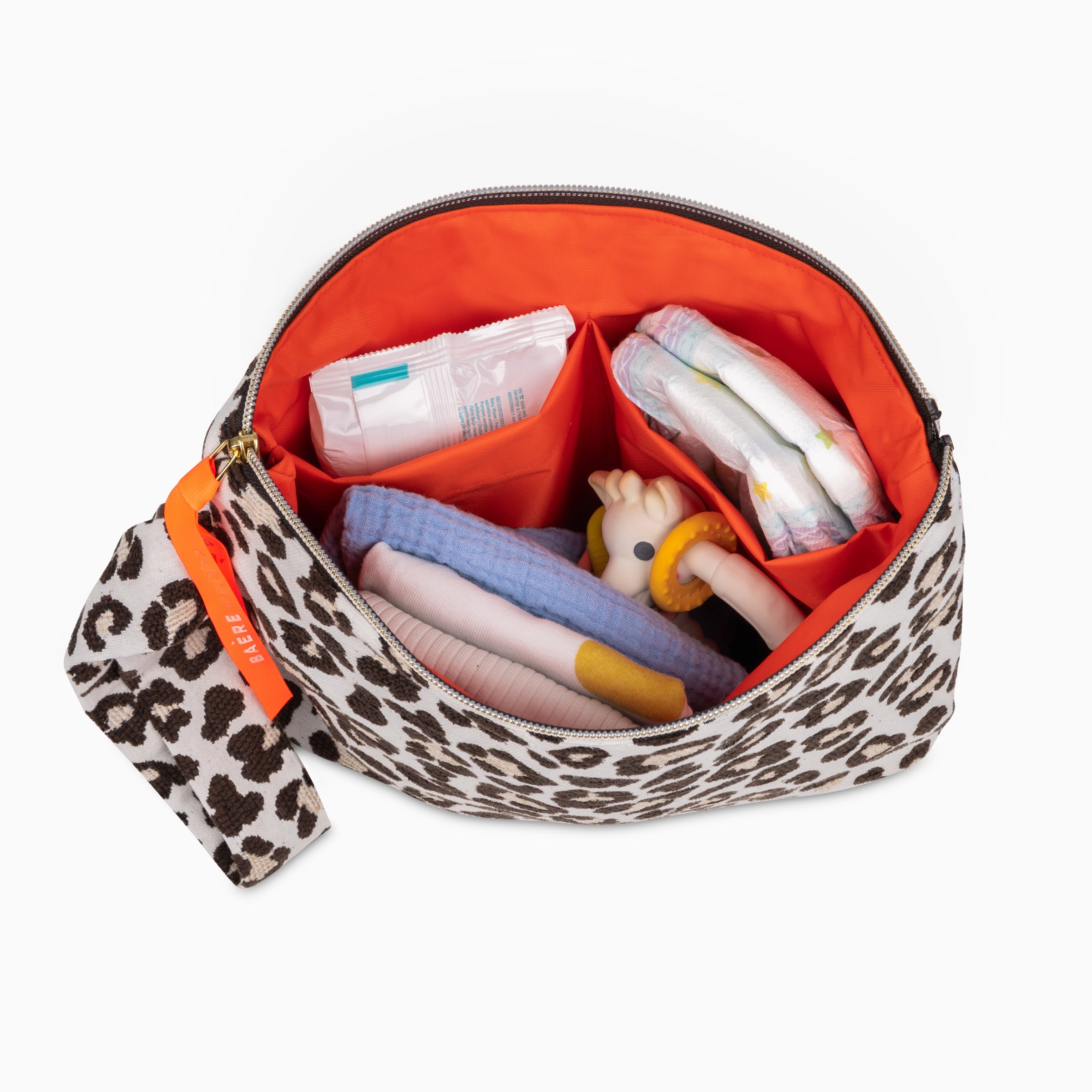 Schwarze Koralle POUCH | Windeltasche