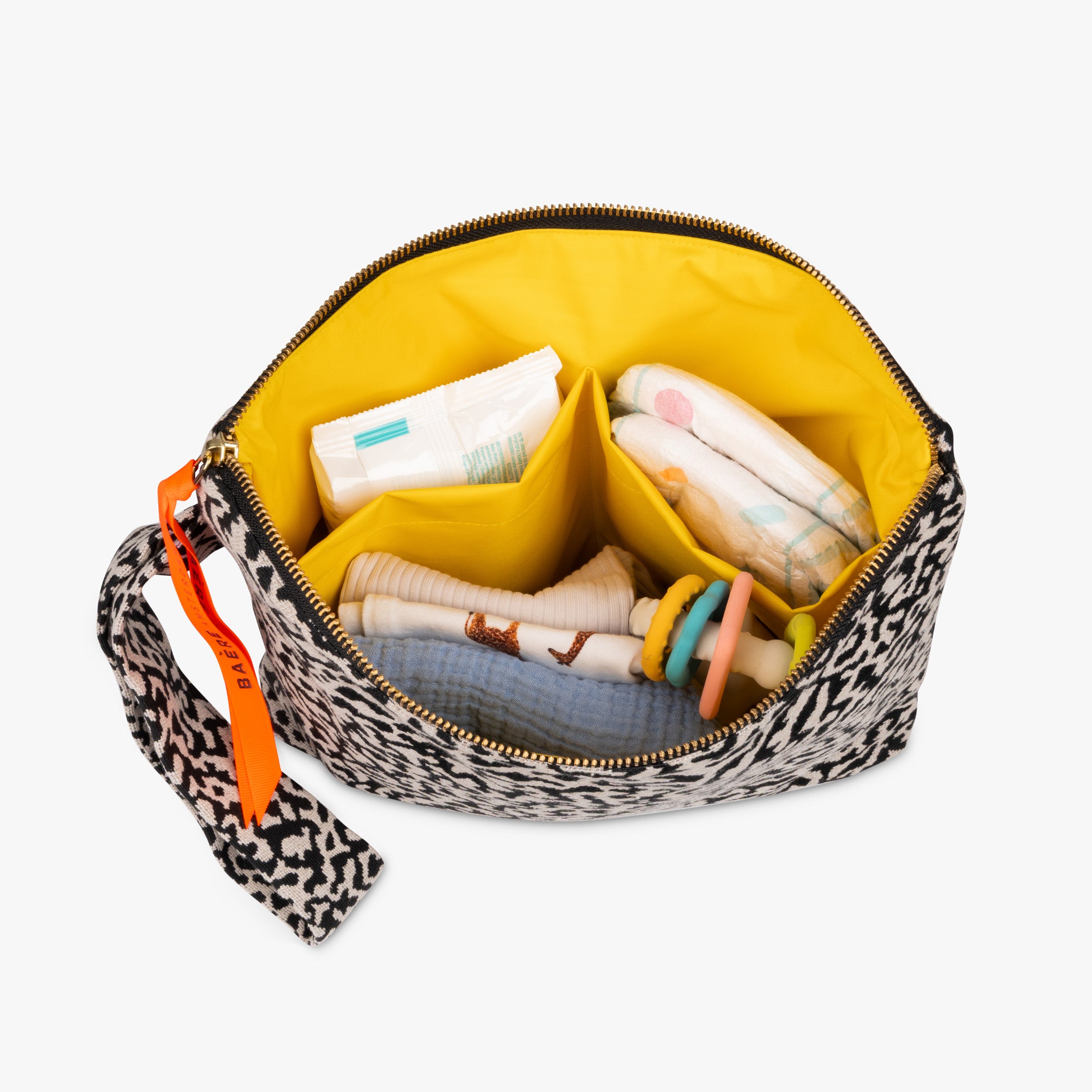 Schwarze Koralle POUCH | Windeltasche